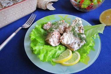 Creamy Baked Salmon