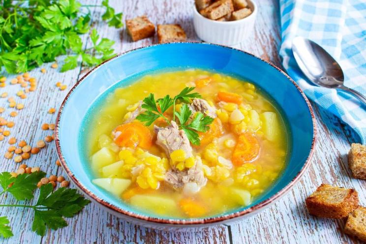 Hearty Pea and Pork Soup
