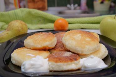 Vanilla Cottage Cheese Pancakes for Breakfast