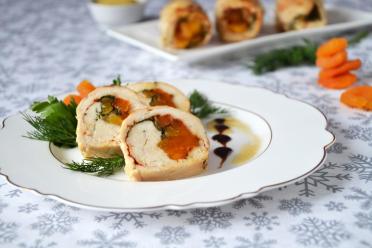 Oven-Baked Stuffed Chicken Rolls