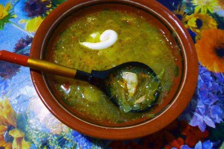Sauerkraut and Mushroom Cabbage Soup