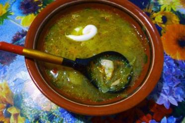 Sauerkraut and Mushroom Cabbage Soup