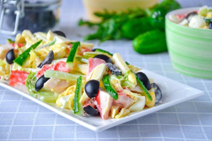 Cheesy Crab Delight Salad
