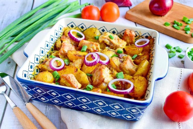 Creamy Baked Pork with Potatoes