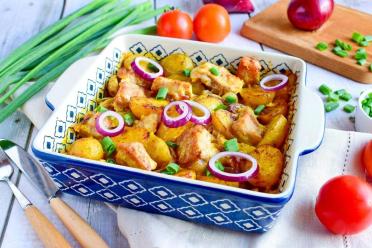 Creamy Baked Pork with Potatoes