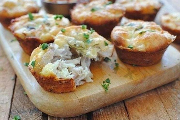 Chicken Muffin Tin Bites