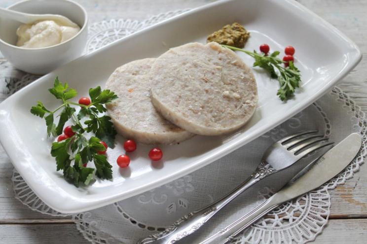 Festive Jellied Meat Rings in a Bottle