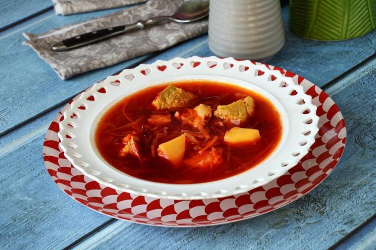 Pork and Celery Borscht (No Onions) Pork and Celery Borscht (No Onions)