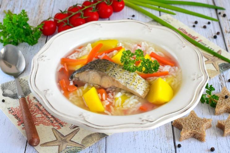 Hearty Carp and Rice Soup