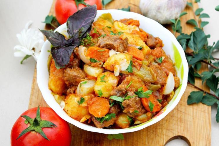 Campfire Beef and Potato Stew