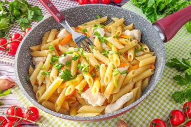Quick & Satisfying Chicken Pasta Skillet