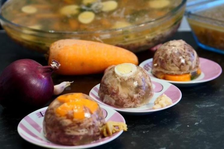 Festive Clear Jellied Meat Trio