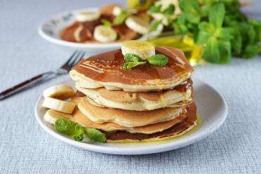 Fluffy Water Pancakes with Whipped Egg Whites