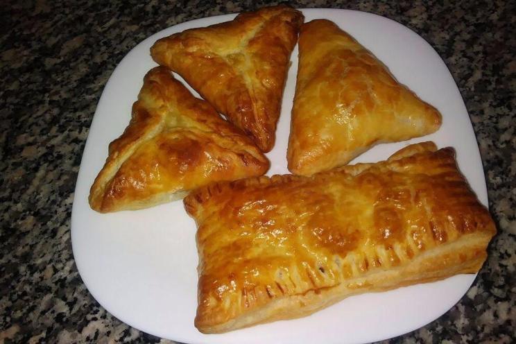 Easy Puff Pastry with Potatoes and Mushrooms Easy Puff Pastry with Potatoes and Mushrooms