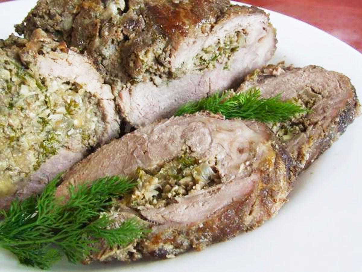 Stuffed Meatloaf with Mushrooms Stuffed Meatloaf with Mushrooms