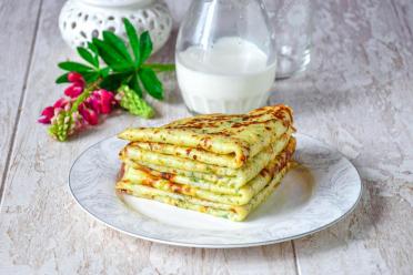 Herbed Cheese Pancakes