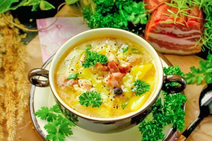 Hearty Field Soup with Millet