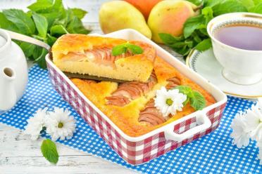 Easy Ricotta and Pear Pie