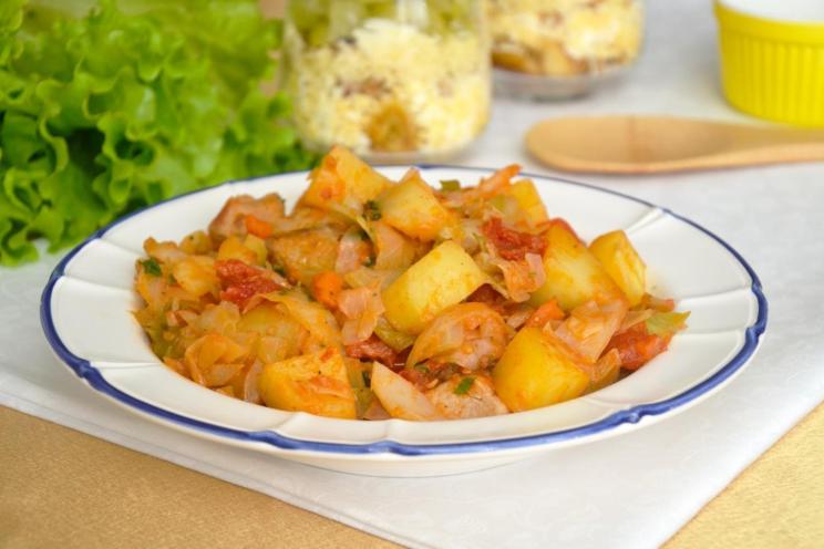 Hearty Pork and Potato Cabbage Stew