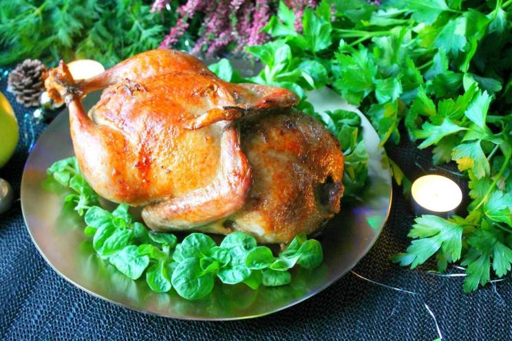 Baked Duck with Savory Rice