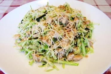 Chicken & Cucumber Salad with Savory Mustard Dressing