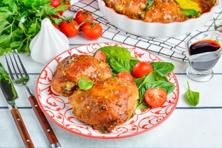 Soy-Garlic Baked Chicken Delight