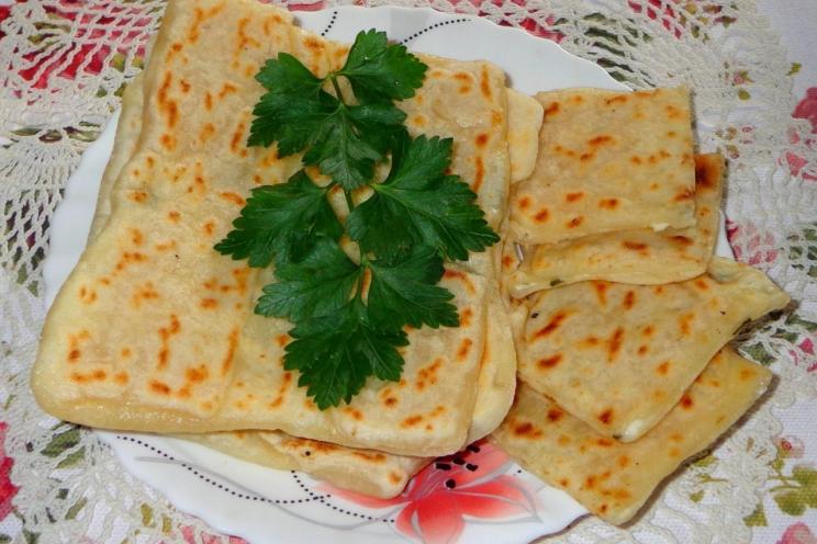 Herbed Turkish Gozleme with Kefir