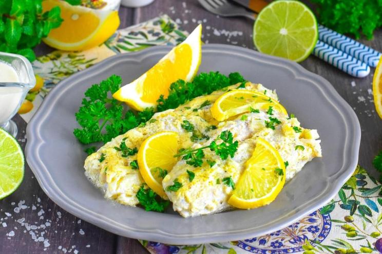 Creamy Lemon Mustard Baked White Fish Creamy Lemon Mustard Baked White Fish
