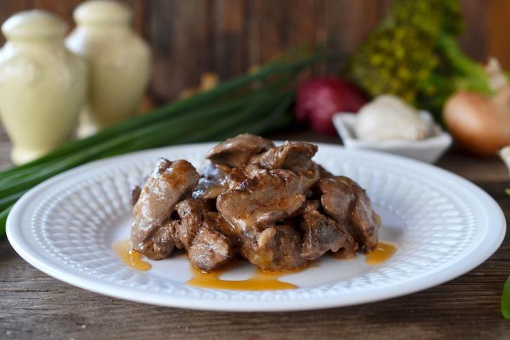 Creamy Stroganov Liver
