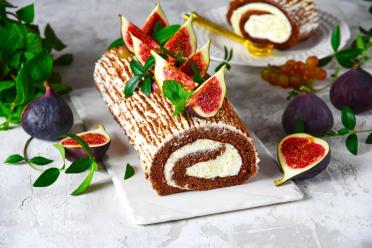 Decadent Chocolate Cream Cheese Roll