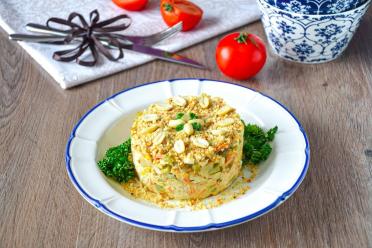 Festive Chicken and Porcini Mushroom Salad