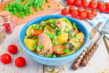 Chicken Zucchini Vegetable Stew