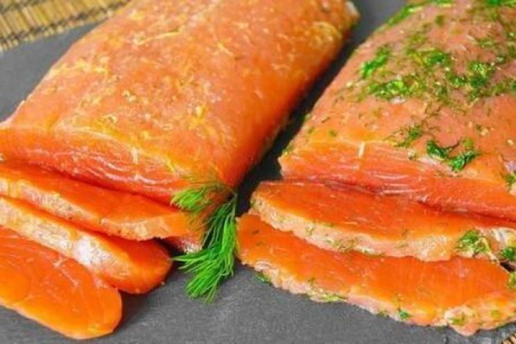 Cognac-Infused Lightly Salted Trout