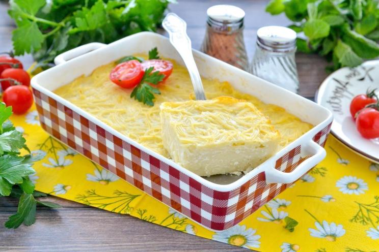 Baked Egg and Milk Vermicelli Casserole Baked Egg and Milk Vermicelli Casserole