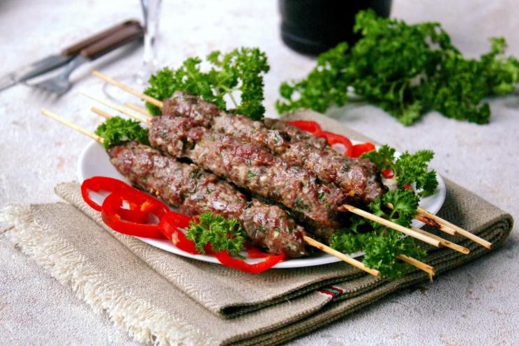 Oven-Baked Lamb Lula Kebab Skewers