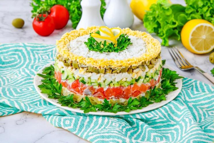 Elegant Trout and Cucumber Salad