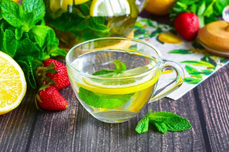 Lemon Mint Tea Mojito