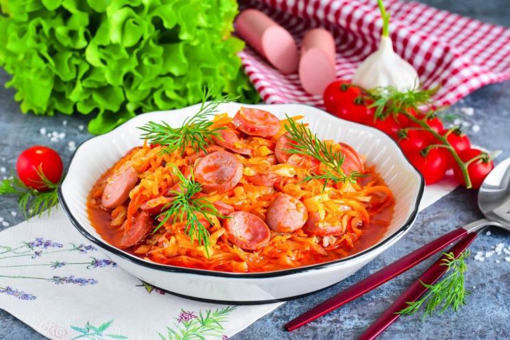 Sauerkraut and Sausage Stew