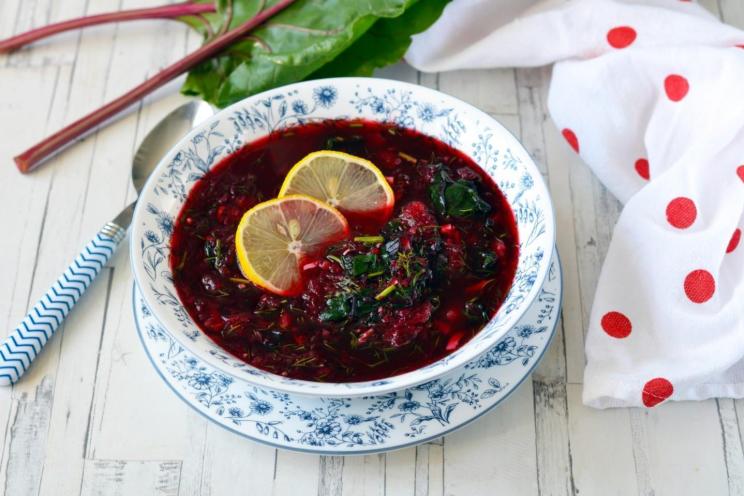 Refreshing Cold Beetroot Borscht