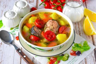 Savory Tomato Fish Soup