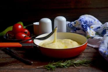 Cheesy Fried Eggs