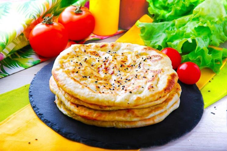Quick Pan-Fried Khachapuri with Kefir