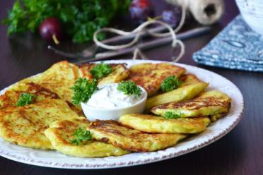Zucchini-Potato Pancakes