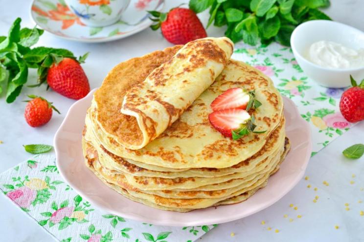 Classic Yeast Millet Pancakes Classic Yeast Millet Pancakes