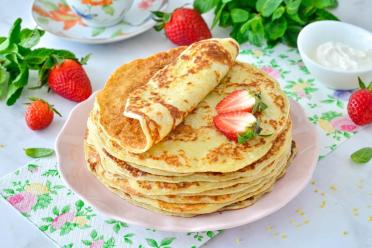 Classic Yeast Millet Pancakes