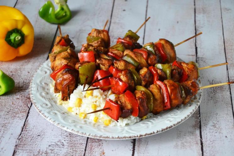 Oven-Baked Chicken Skewers Oven-Baked Chicken Skewers