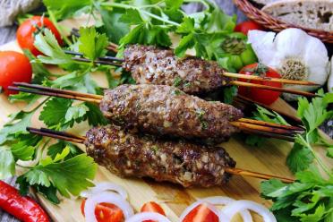 Oven-Baked Minced Meat Lula Kebab Skewers