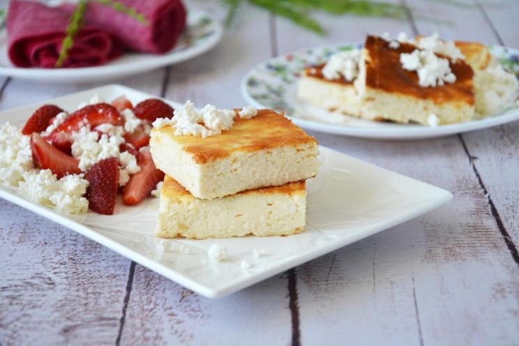 Fluffy Cottage Cheese Casserole (No Flour, No Semolina) Fluffy Cottage Cheese Casserole (No Flour, No Semolina)
