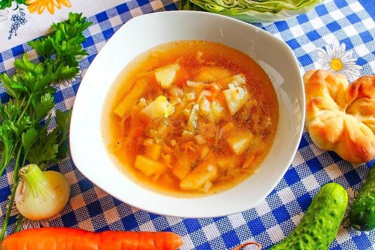 Easy Chicken Soup with Cabbage and Potatoes