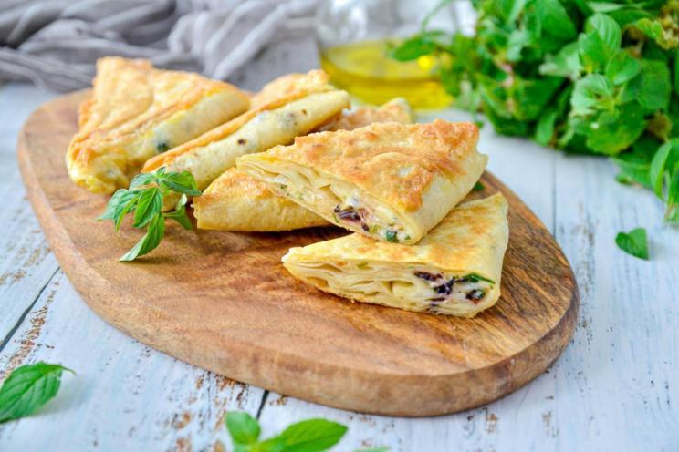 Quick and Easy Cheese Lavash Pies
